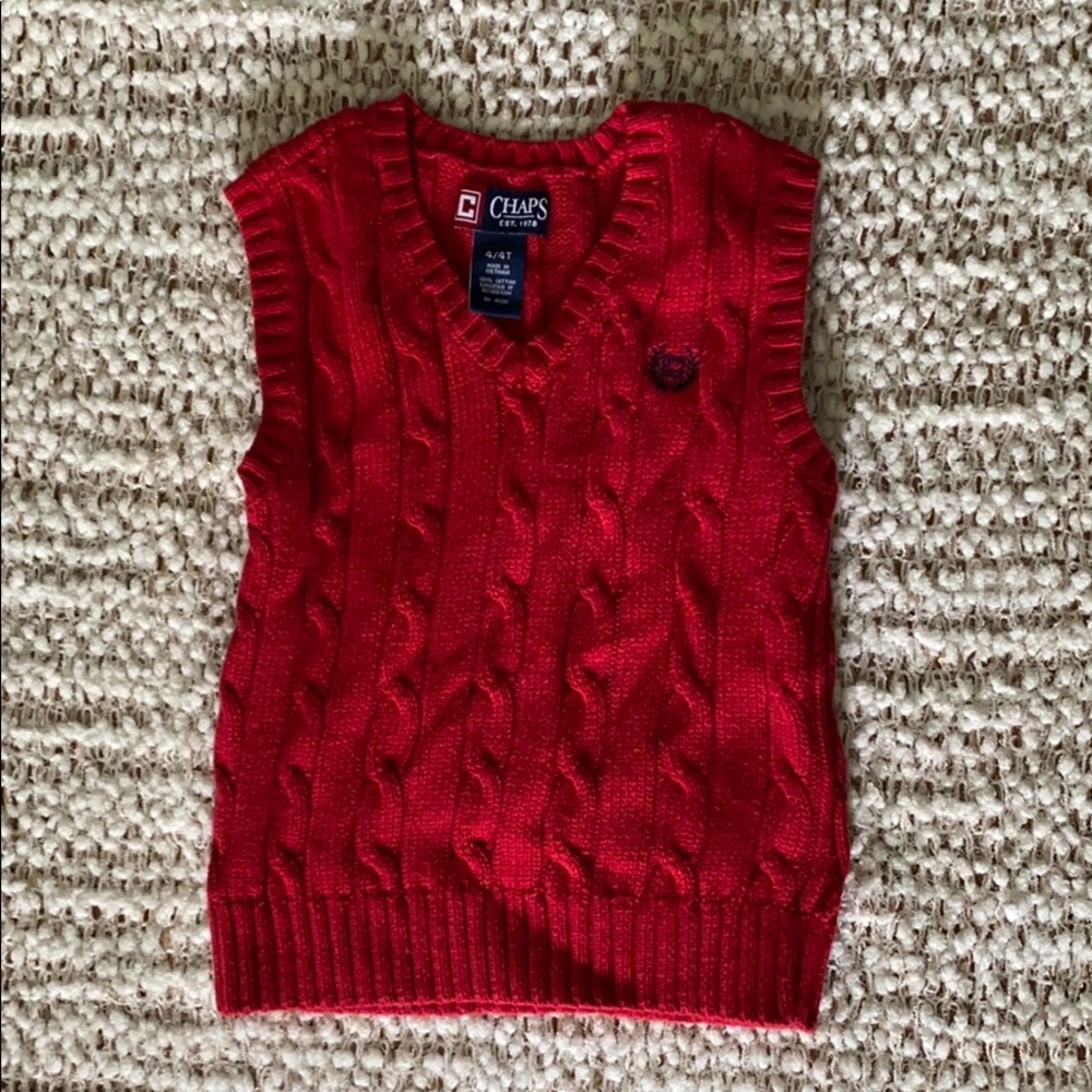 Boys 4T Chaps sweater vest
